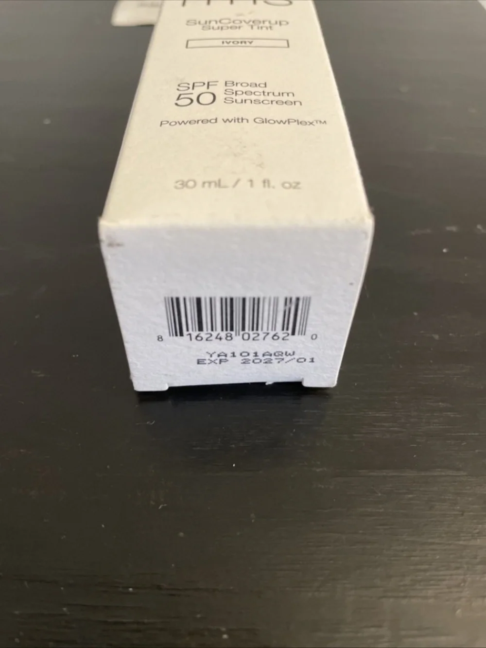 RMS SunCoverup Super Tint Broad Spectrum SPF 50 Sunscreen, IVORY 1 oz EXP: 1/27